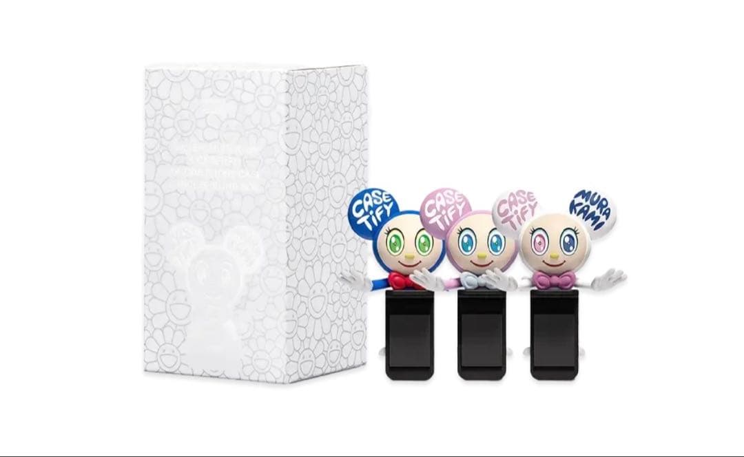 【限定】Casetify 村上隆 スマホケース フィギュア -ホワイト