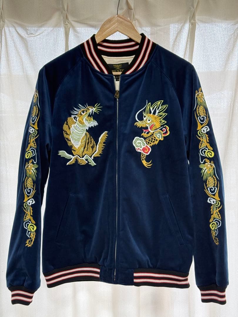 HOUSTON VELVETEEN SOUVENIR JACKET スカジャン