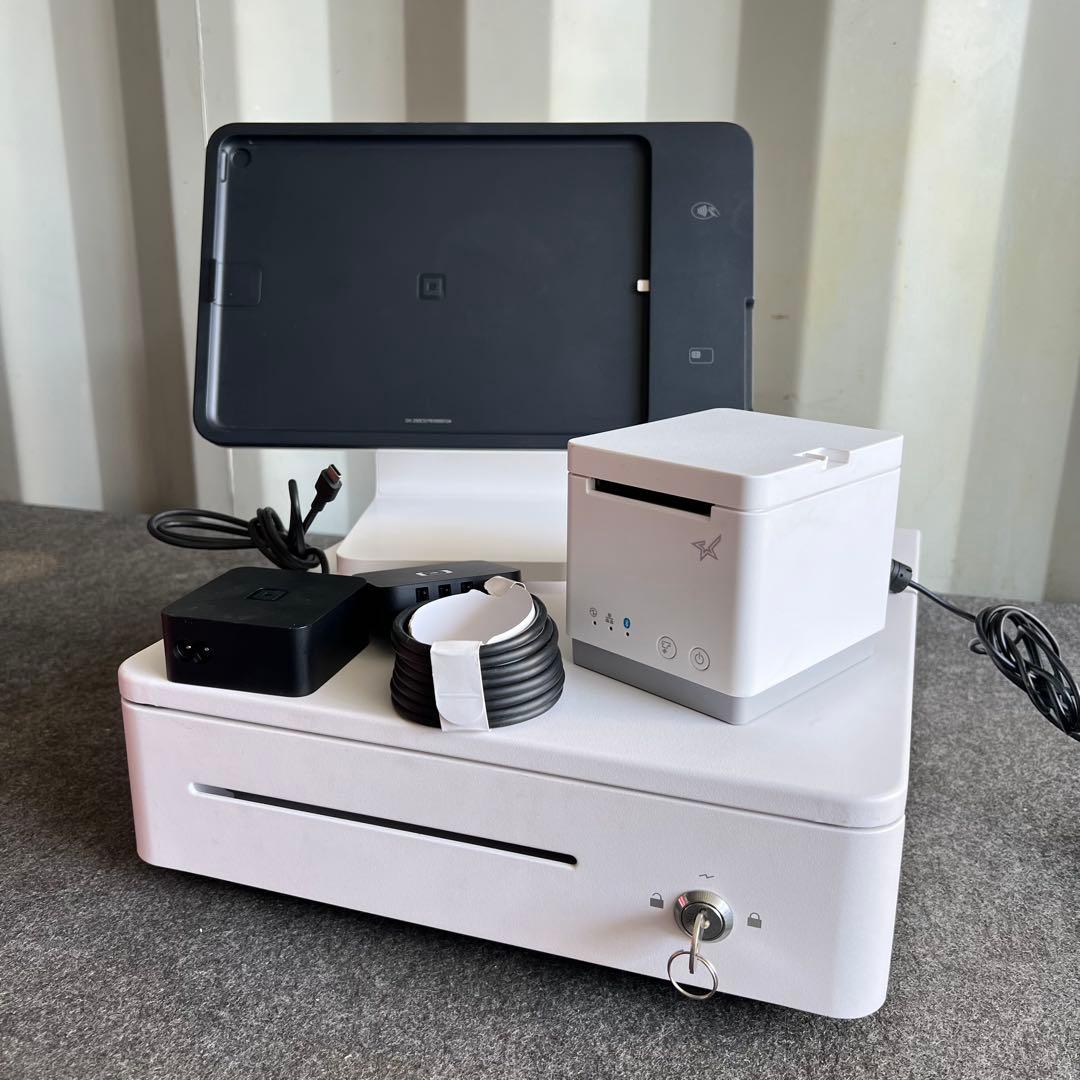 B20美品✨　スター精密 レシートプリンター ホワイト　キャッシュドロア 店舗