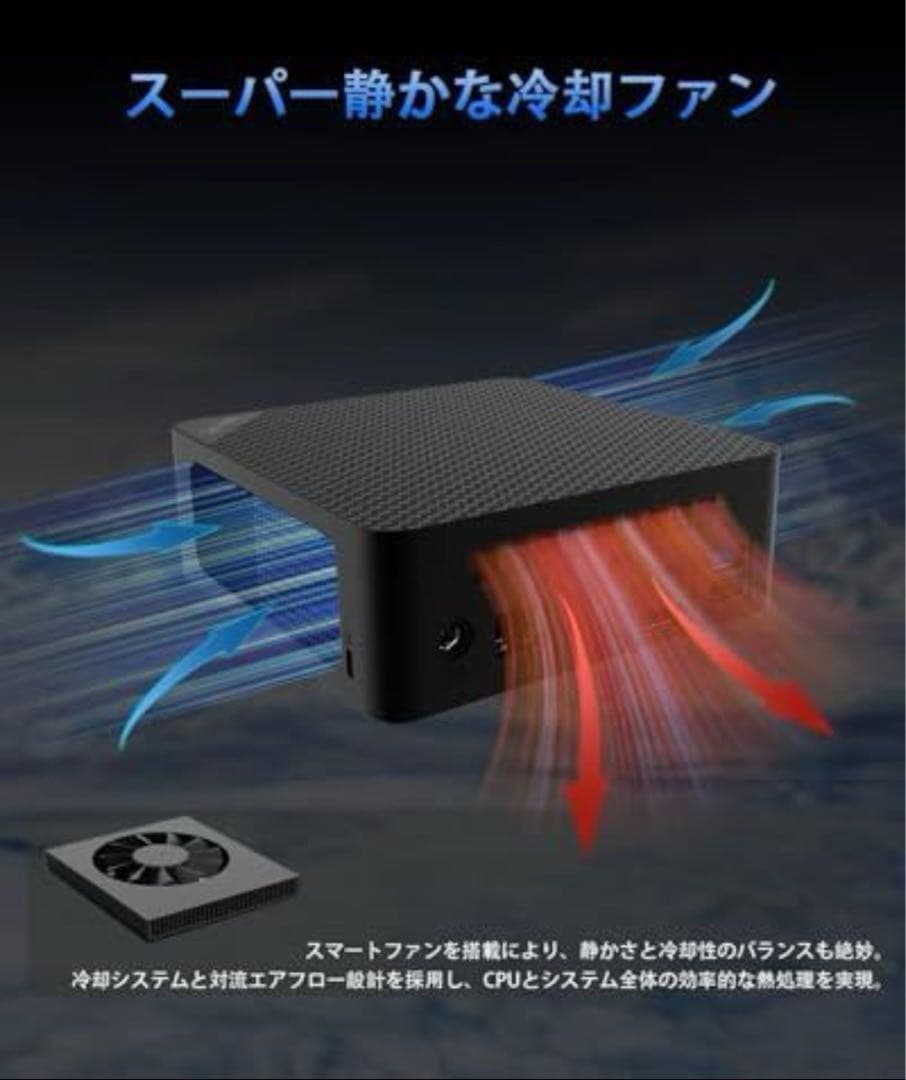 ミニPC 16GB+512GB SSD Windows11 3500U 搭載