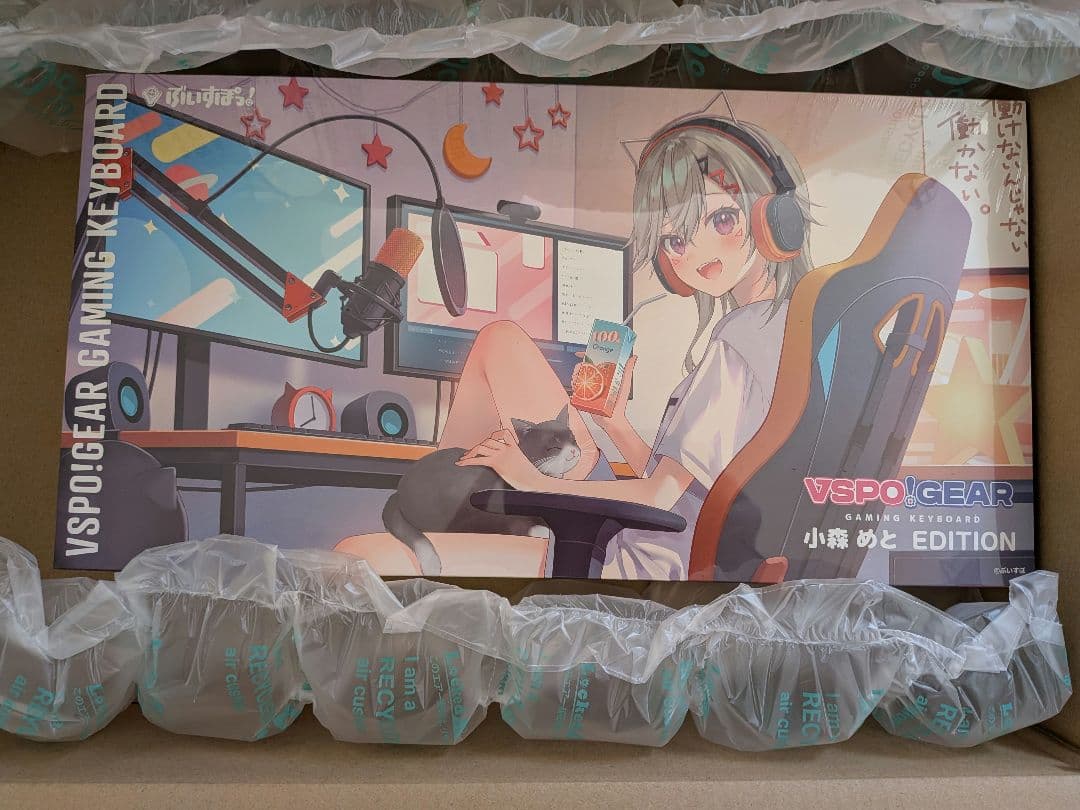 VSPOGEAR 小森めと ゲーミング キーボード ぶいすぽっ！