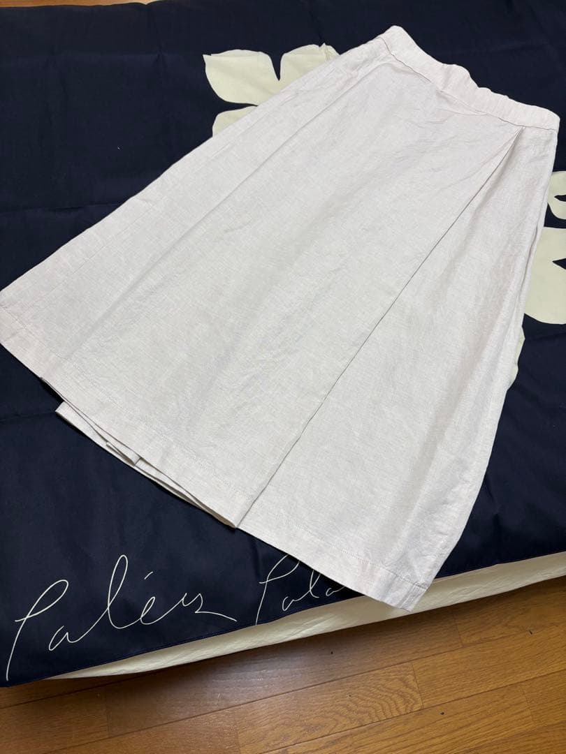 巻きスカート風ワイドパンツ