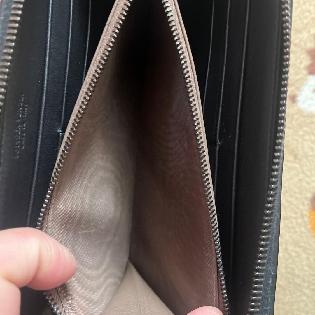 ボッテガヴェネタ　編み込み　長財布　パイソン　蛇