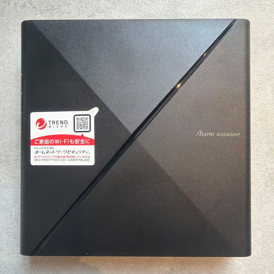 【セット】NEC Aterm WX5400HP ルーター＋W1200EX 中継機