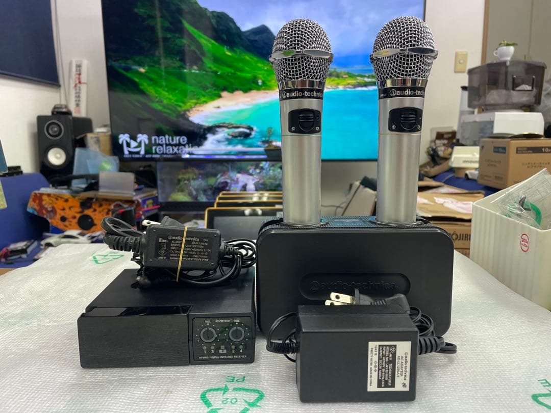 オーディオテクニカ赤外線ワイヤレスマイクセット CR7000+CLM7000