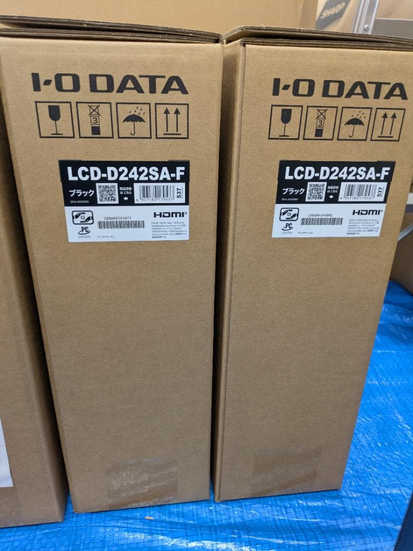 LCD-D242SA-F [23.8インチ ブラック]　2台