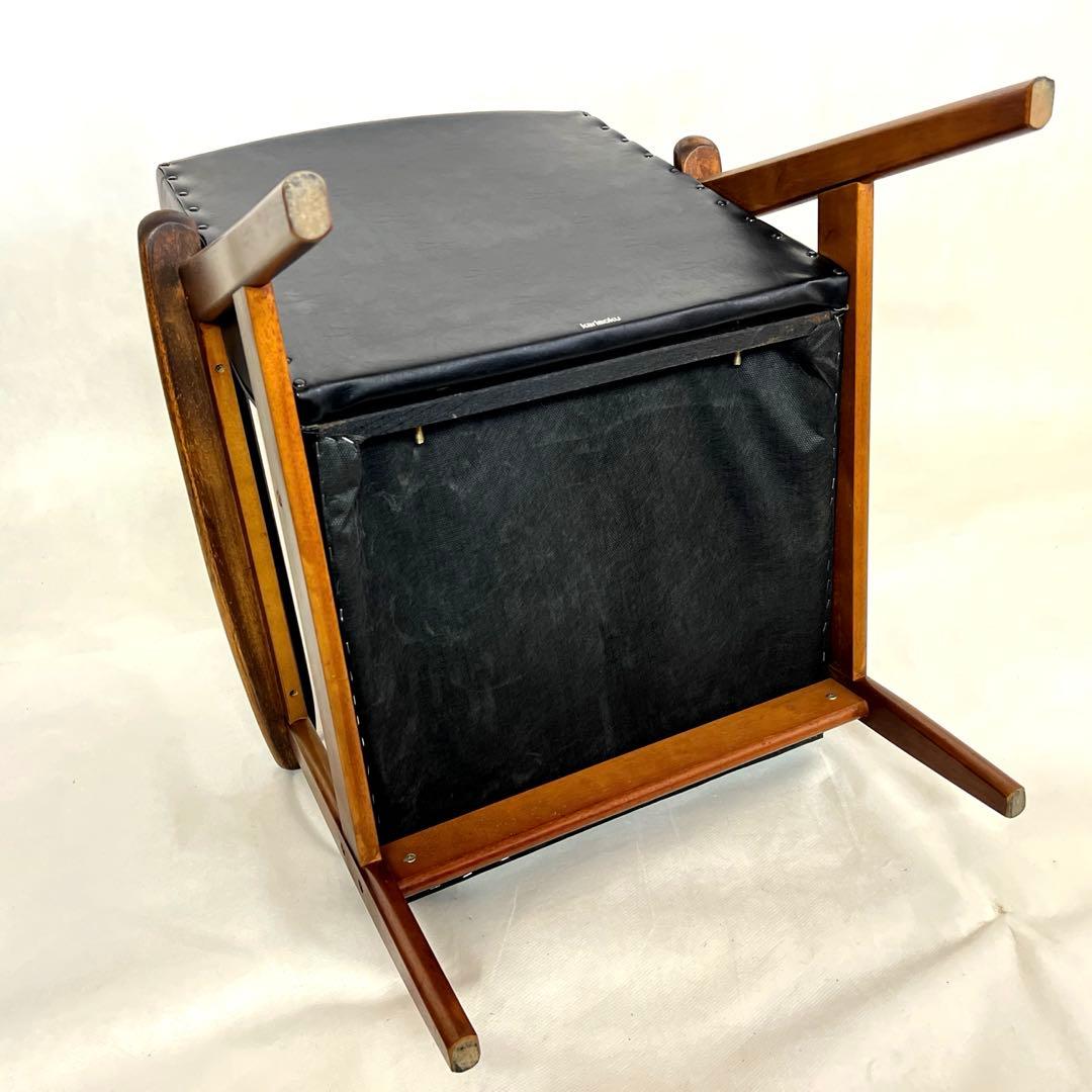 カリモク・Kチェア・1シーター・一人がけ・スタンダードブラック・破れなし