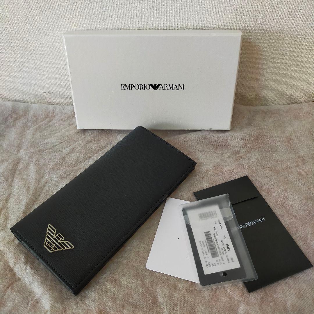 未使用品　EMPORIO ARMANI　イーグルロゴ　長財布　ロングウォレット