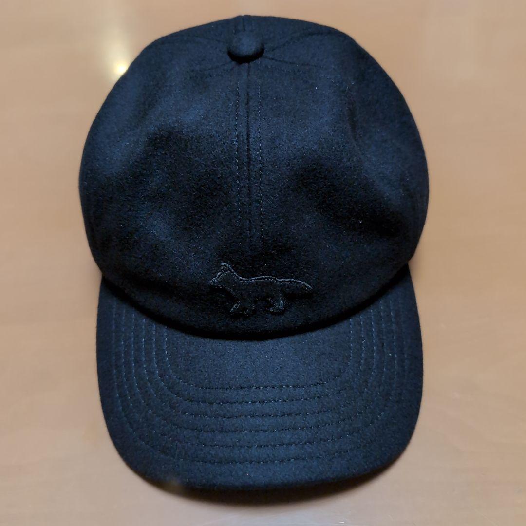 メゾン・キツネ　キャップ　ブラック