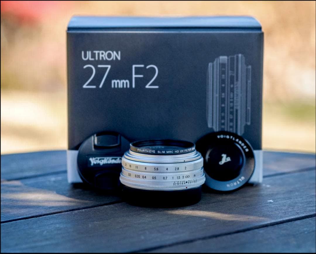 Voigtlander Ultron 27mm f2 Xマウント 新品同様