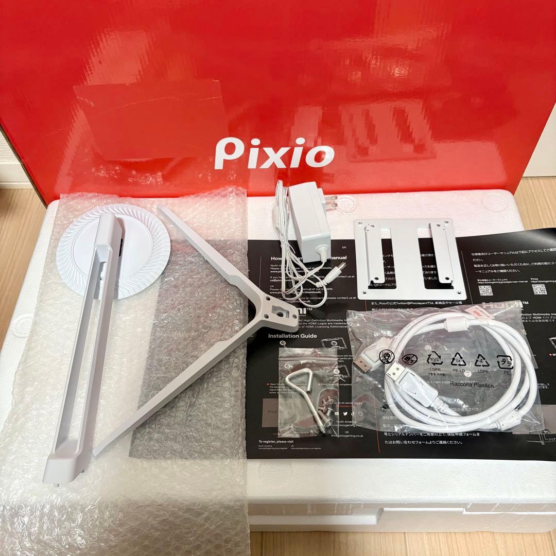 Pixio PX248 Wave White ゲーミングモニター 白