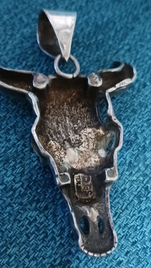 インディアンジュエリー　ペンダン　Glenn & Irene Sandoval