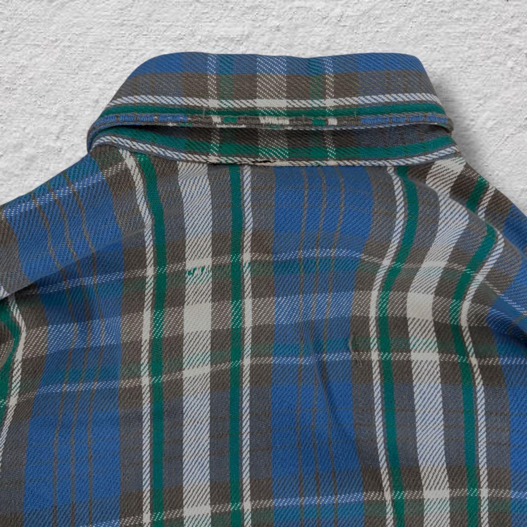 テレキャス太 BIGMACネルシャツヘビネルvintage80s古着オンブ