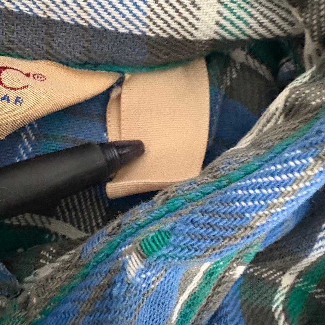 テレキャス太 BIGMACネルシャツヘビネルvintage80s古着オンブ