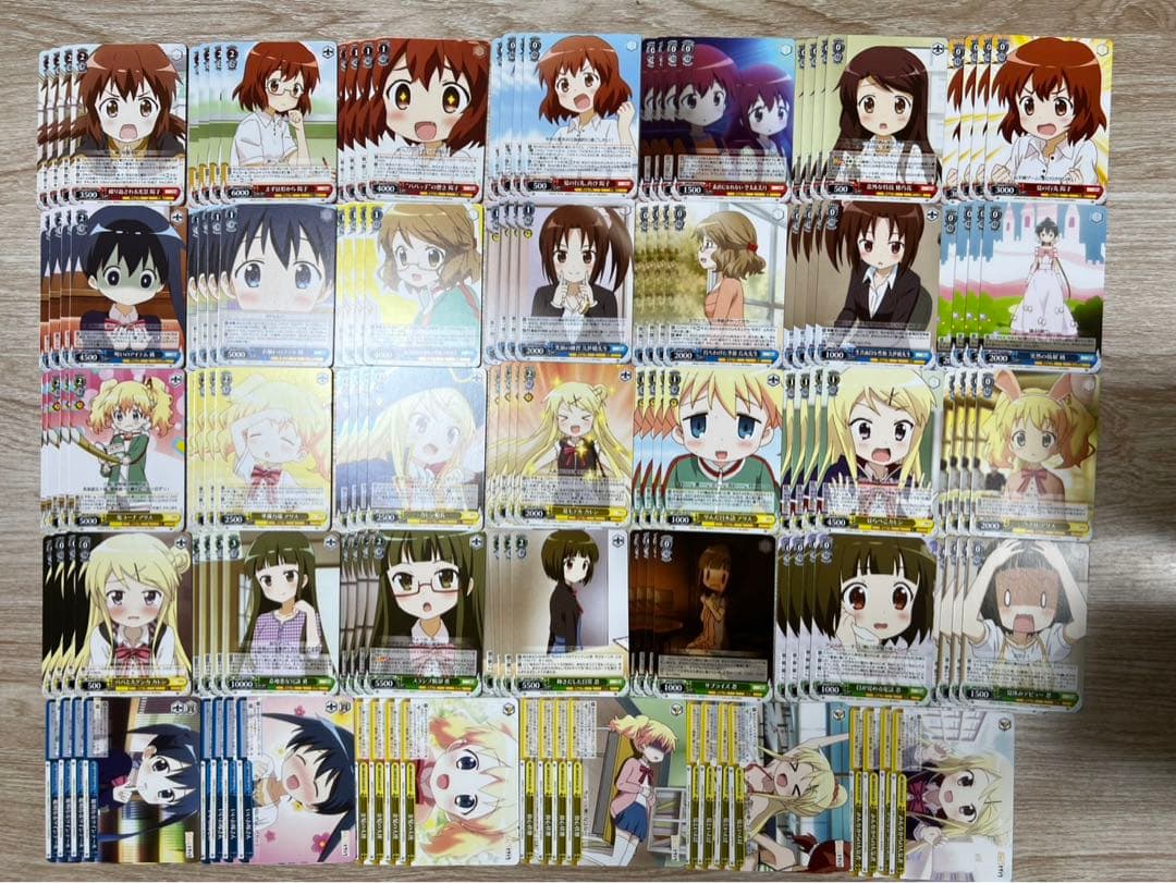 ヴァイスシュヴァルツ　きんいろモザイク RR以下4コン