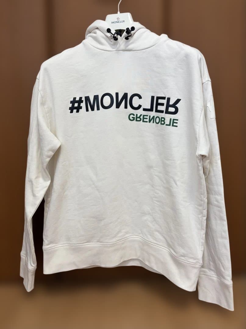 MONCLER モンクレール グルノーブル メンズ パーカー フーディ 白 L