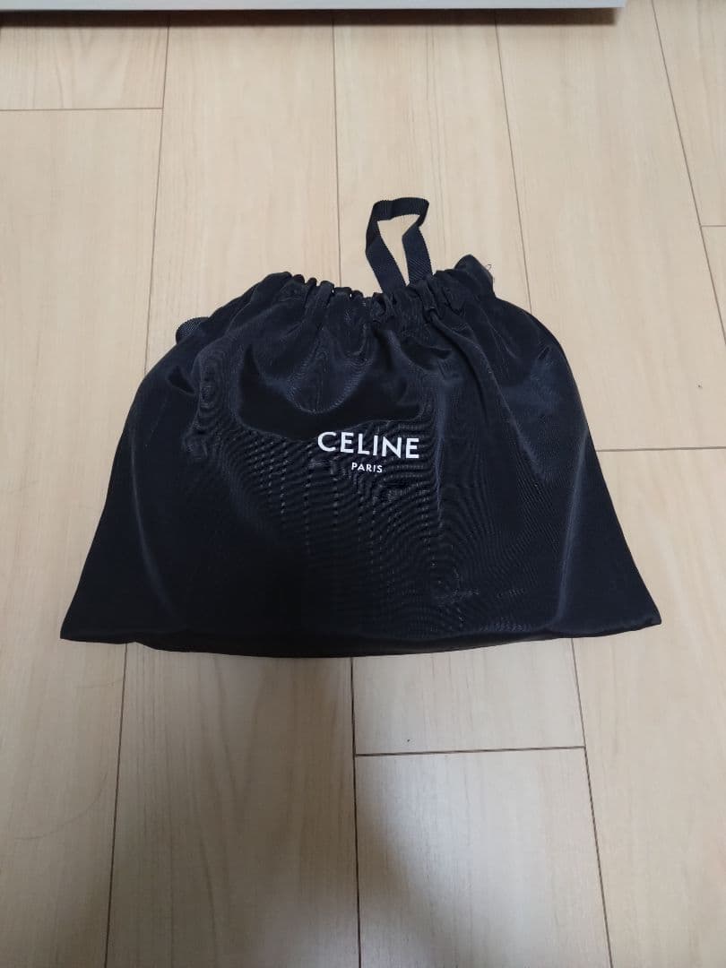 CELINE ブラックトリオンフ メッセンジャーバッグ