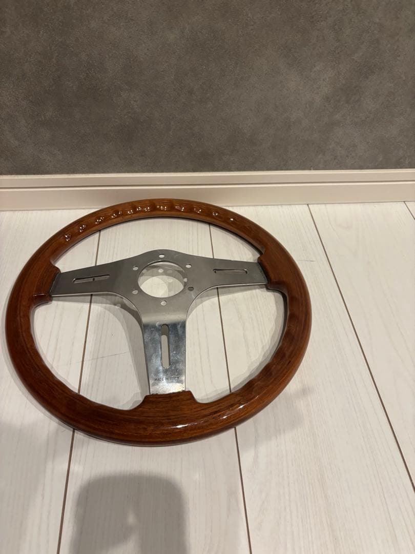 OBA ウッドステアリング　美品　35φ 長穴オバ