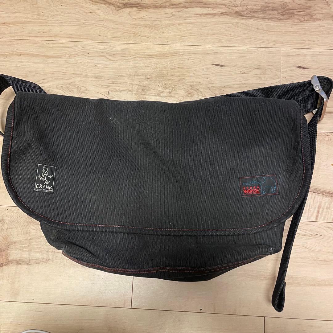 CRANK x WBASE メッセンジャーバッグ ブラック
