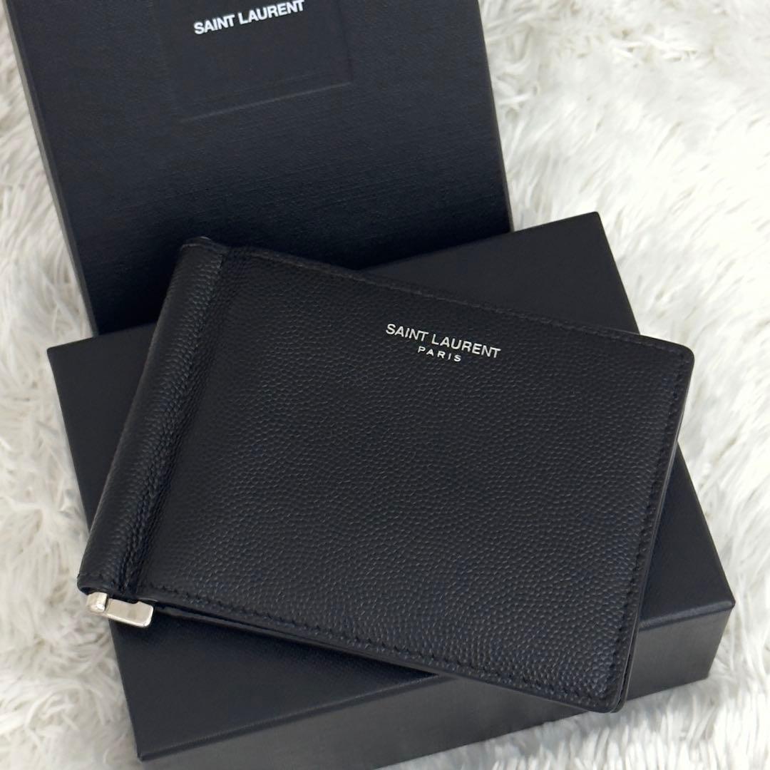 極美品✨Saint Laurent サンローラン 財布 マネークリップ