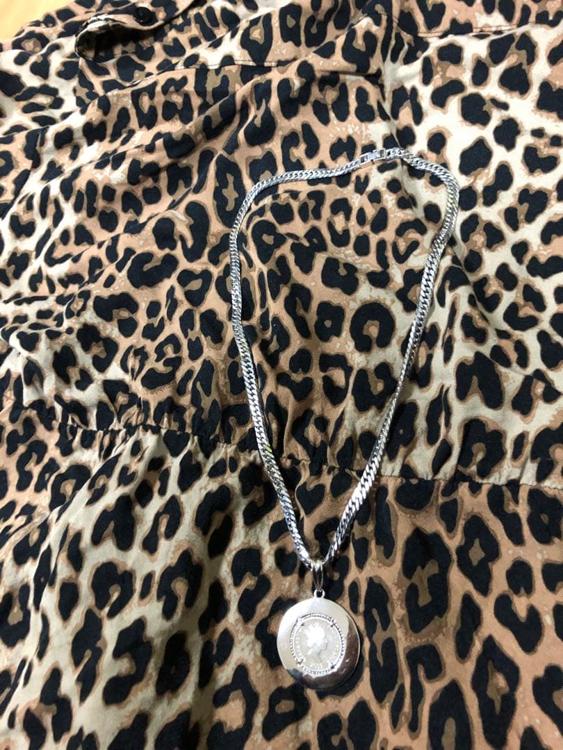 純銀　イルカ　1/10オンス　エリザベス2世　メンズネックレス　シルバー