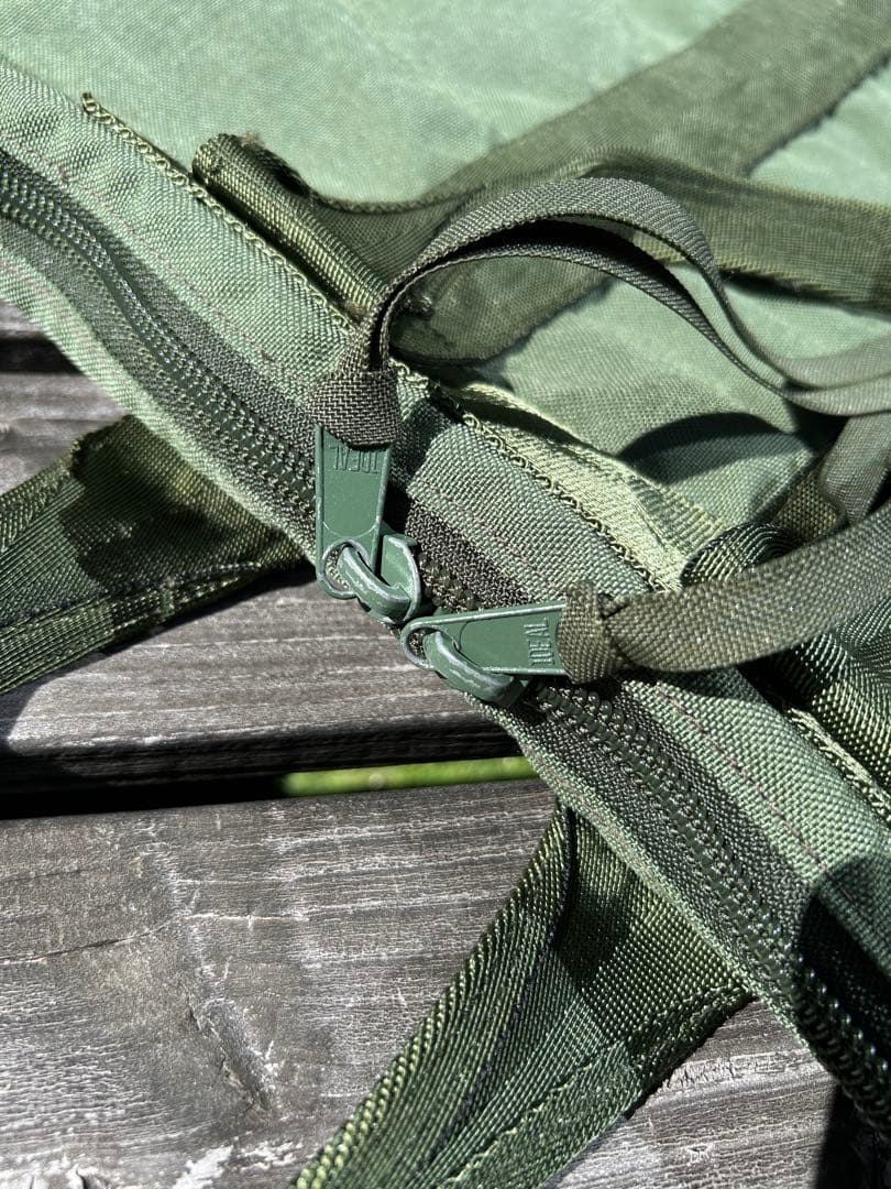 USAF フライヤーズキットバッグ　リメイク　ポンチョライナー