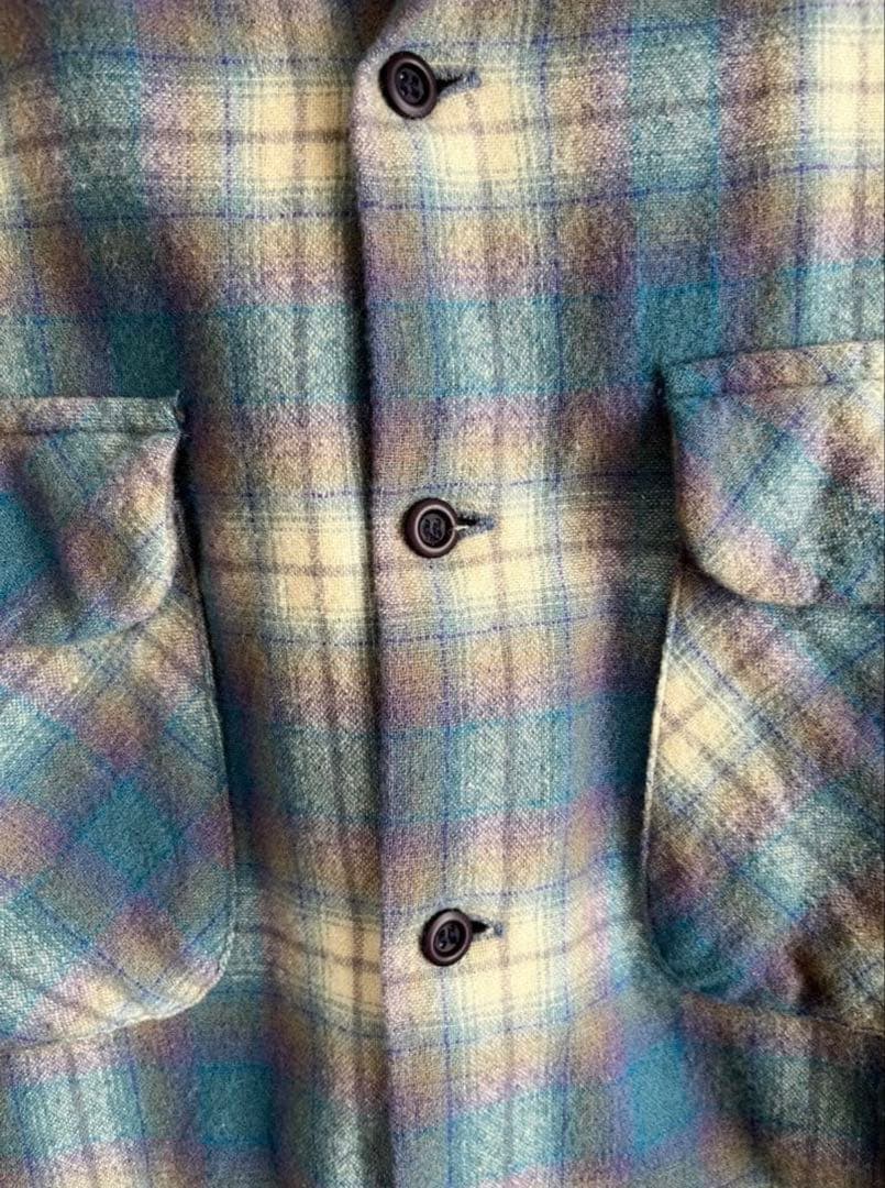 ペンドルトン　pendleton オンブレ　ボードシャツ　　 ウールシャツ