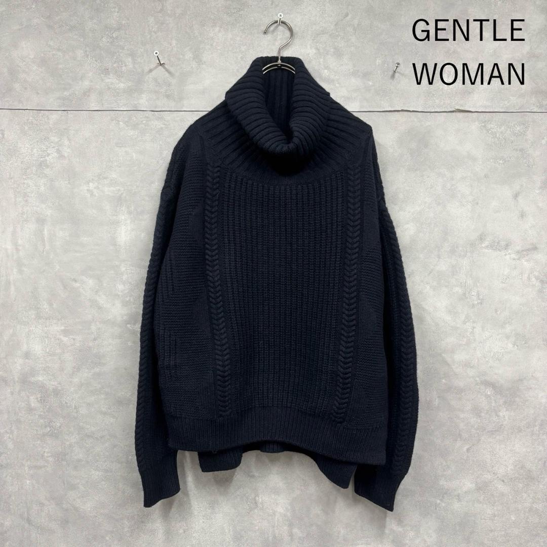 GENTLE WOMAN ドゥーズィエムクラス ハイネック ニット N4222