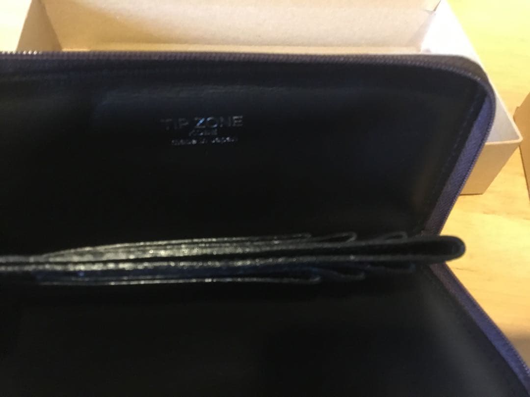 【新品】TIP ZONE 長財布 ブラウン 収納袋付き