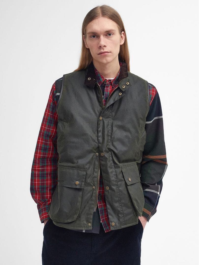 ⭐️美品⭐️Barbour × BARACUTAワックスコットン ベスト