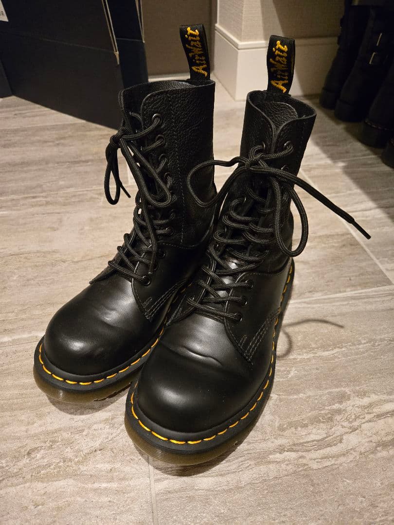 MM6 X Dr.Martens レースアップアンクルブーツ マルジェラ