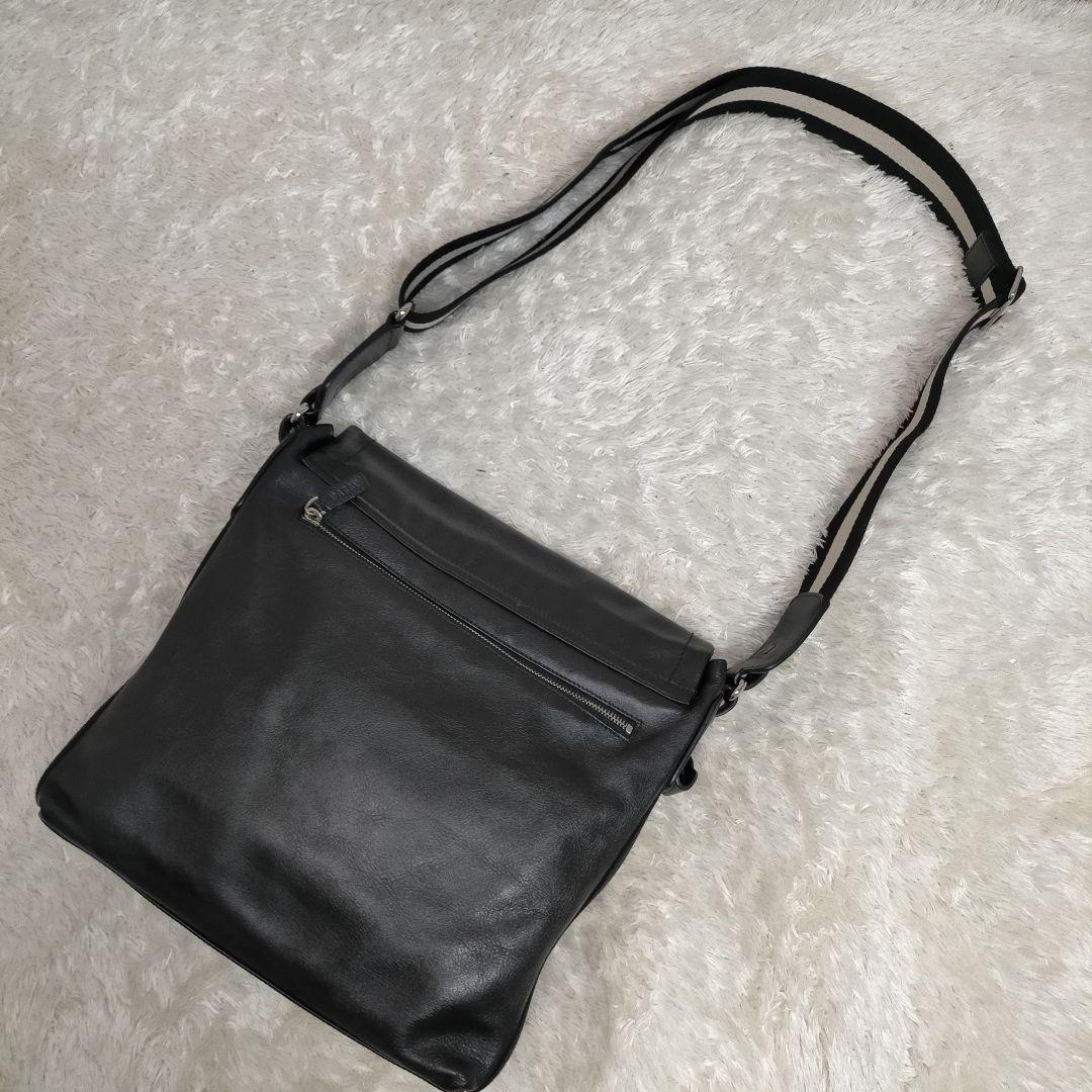 【美品】バリー　メッセンジャーバッグ　トレインスポッティング　ブラック