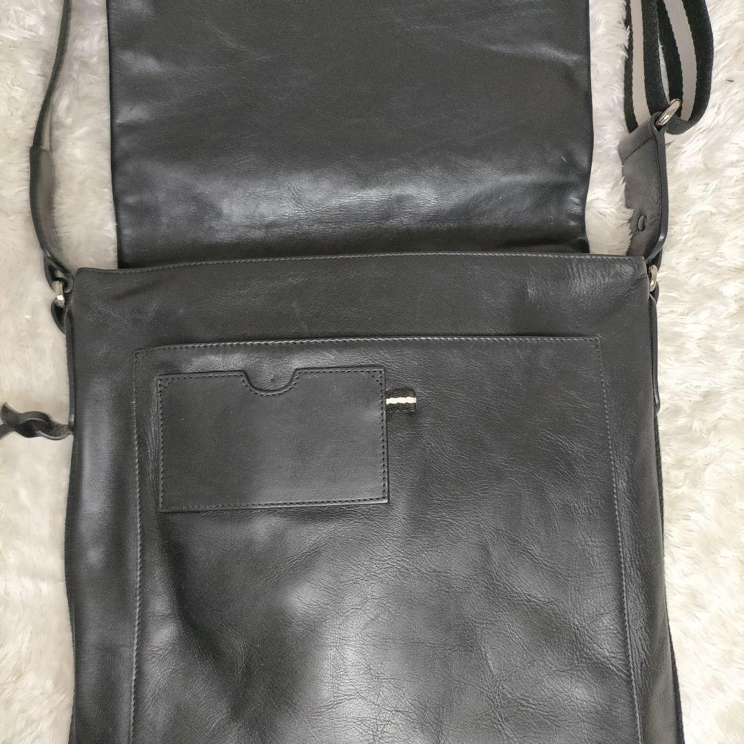 【美品】バリー　メッセンジャーバッグ　トレインスポッティング　ブラック