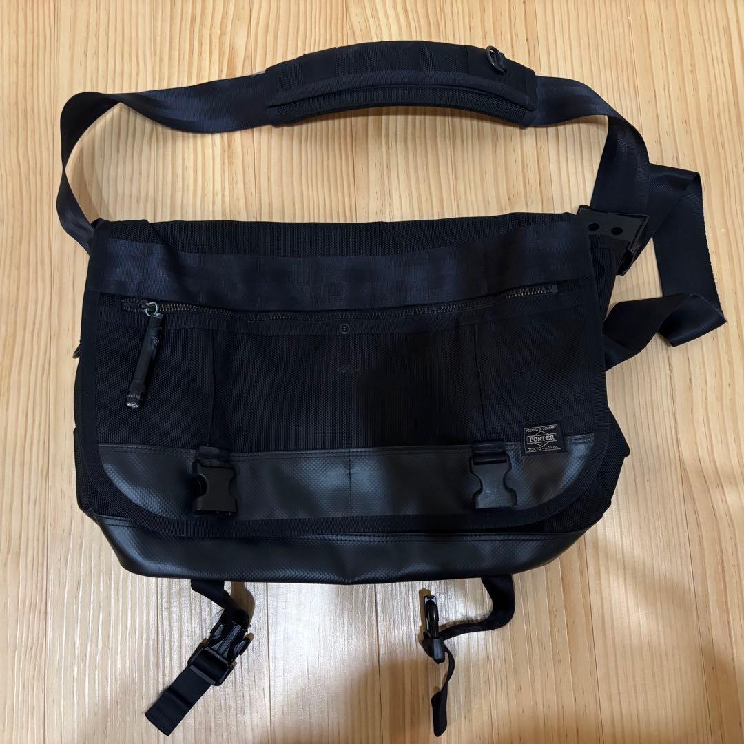 PORTER メッセンジャーバッグ ブラック 吉田カバン HEAT