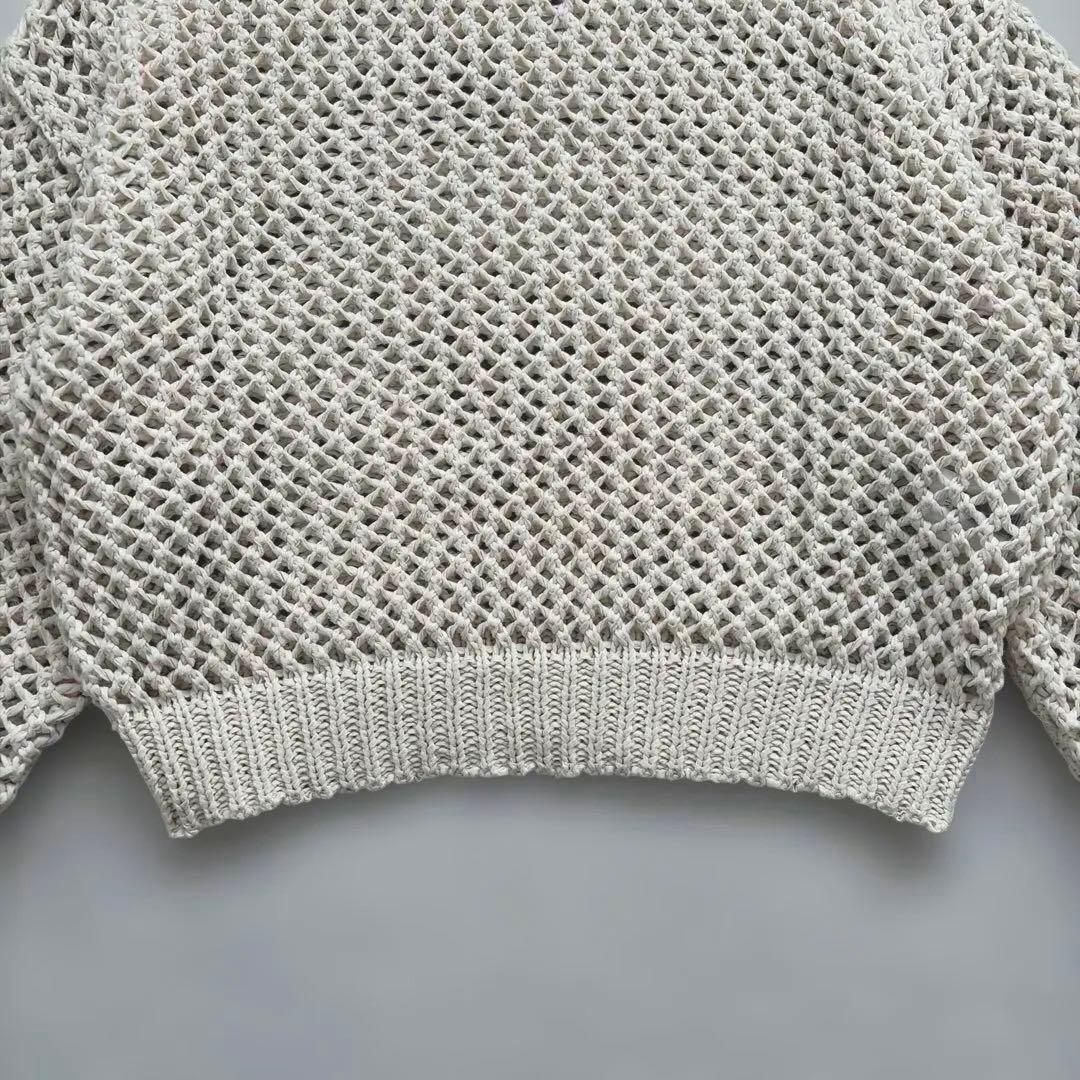 北欧暮らしの道具店 LIYOCA リヨカ メッシュ編みニット グレージュ