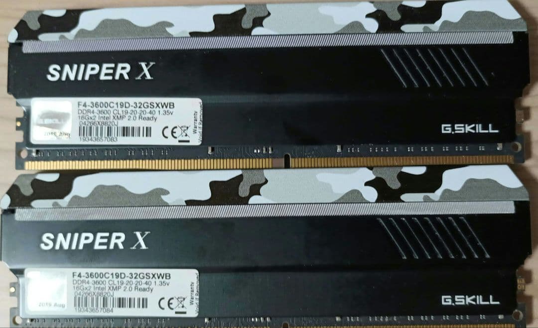 メモリー G.SKILL SNIPER X DDR4 32GB (2 x 16GB)