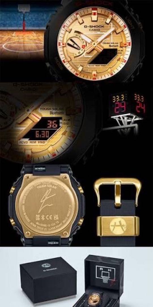 ジ*ー様 新品激レア‼️八村塁コラボ‼️ G-SHOCKGBM-2100RH-1