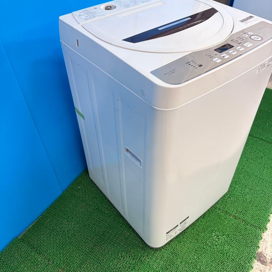 746 SHARP大きめサイズ洗濯機！！　6キロ　小型　一人暮らし　穴無し槽