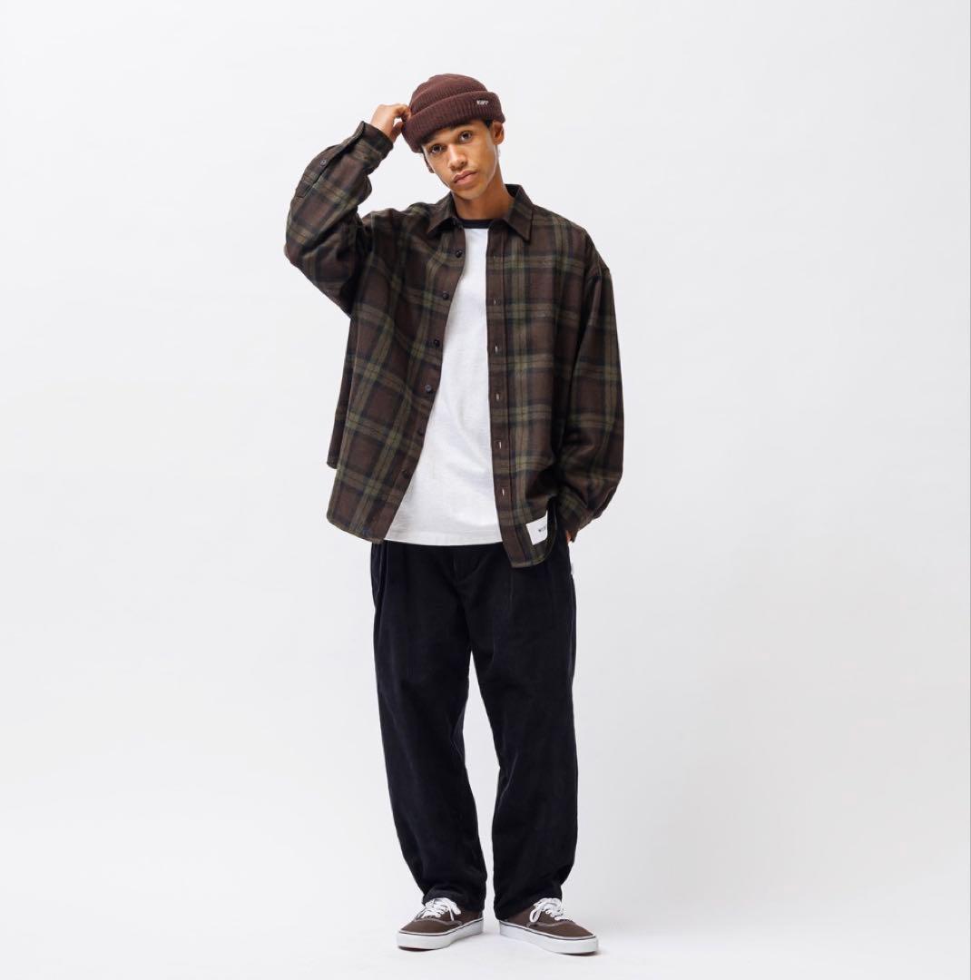 トップス WTAPS TXT 01 LS WOPL TWEED TEXTILE
