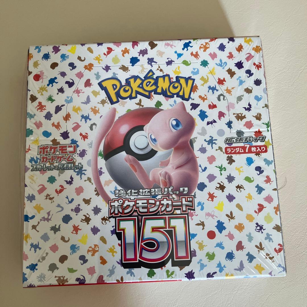 ポケモンカード　151 ボックス　シュリンクあり