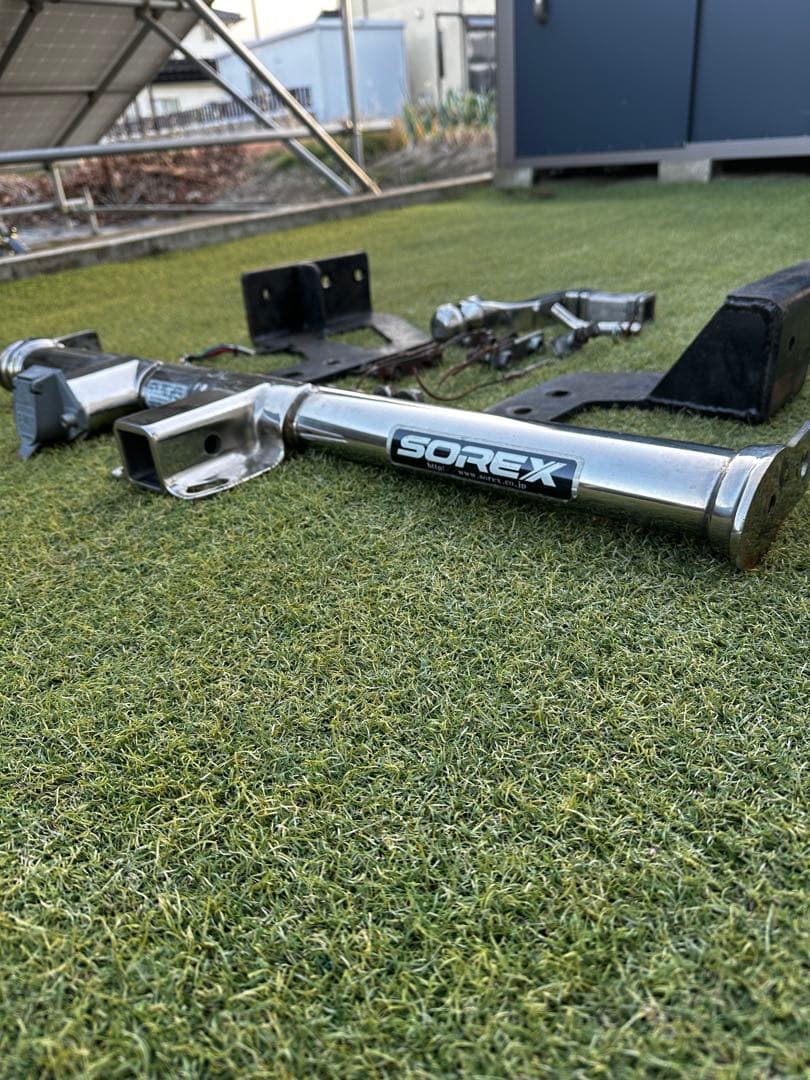 20系アルヴェルSOREX トレーラー用ヒッチ メンバー取り付け金具付き