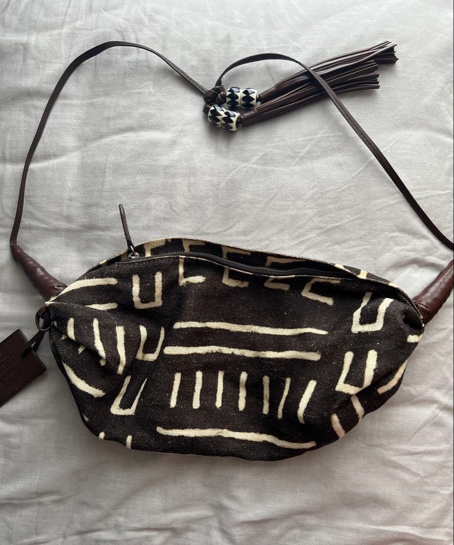 ラルフローレン　バッグ　RALPH LAUREN アフリカ エスニック フリンジ