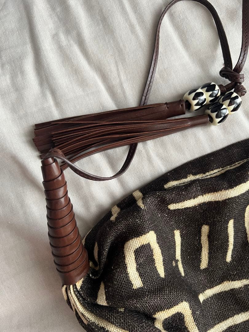 ラルフローレン　バッグ　RALPH LAUREN アフリカ エスニック フリンジ