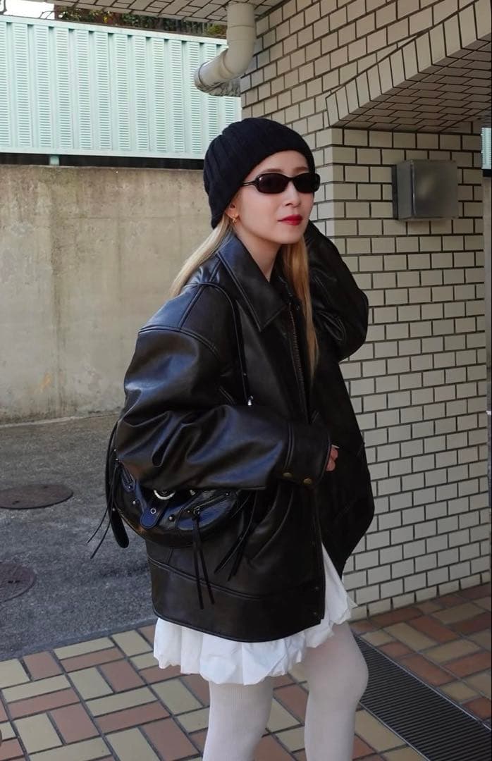 Gajess♡ Giselle Leather Blouson