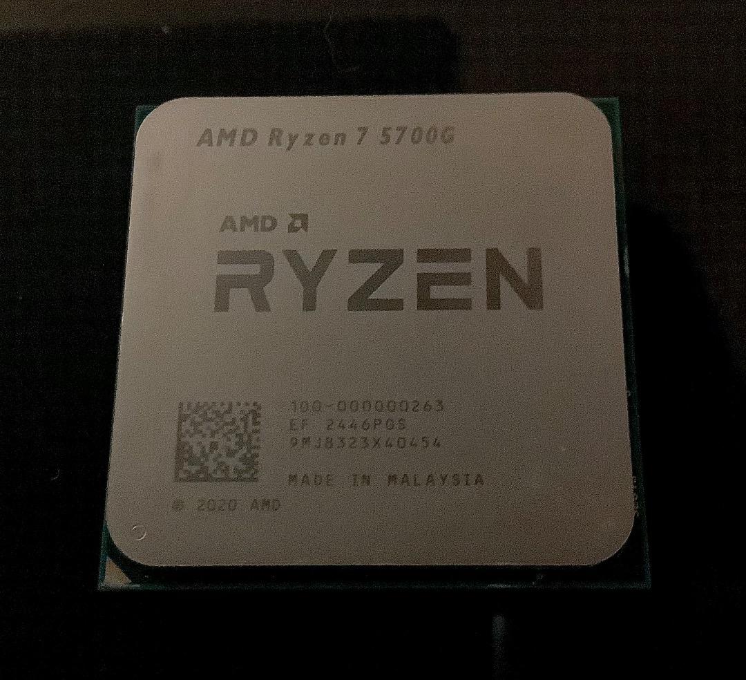 AMD RYZEN-7 5700G 2年保証　純正ファン付き