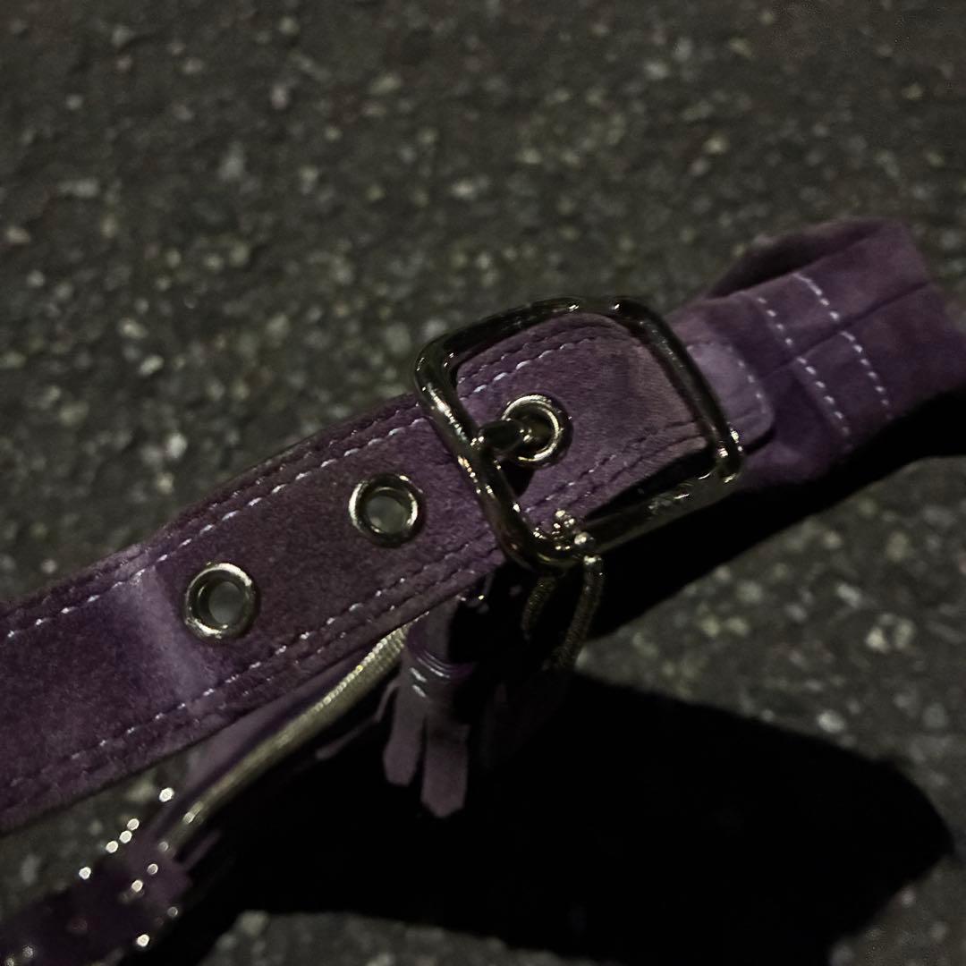 r*様 00's archive old coach suède hand ba