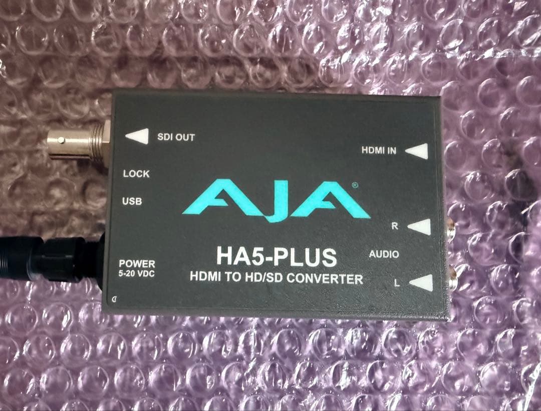 その他 AJA HA5-PLUS HDMI to HD/SD Converter