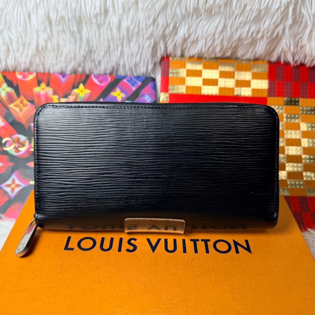 【セール中】 ルイヴィトン エピ ラウンドファスナー ジッピー 長財布 ノワール