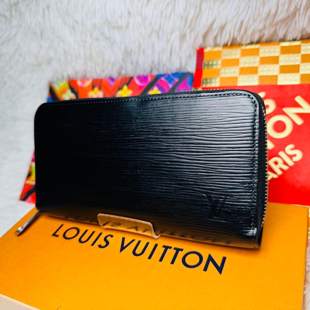 【セール中】 ルイヴィトン エピ ラウンドファスナー ジッピー 長財布 ノワール