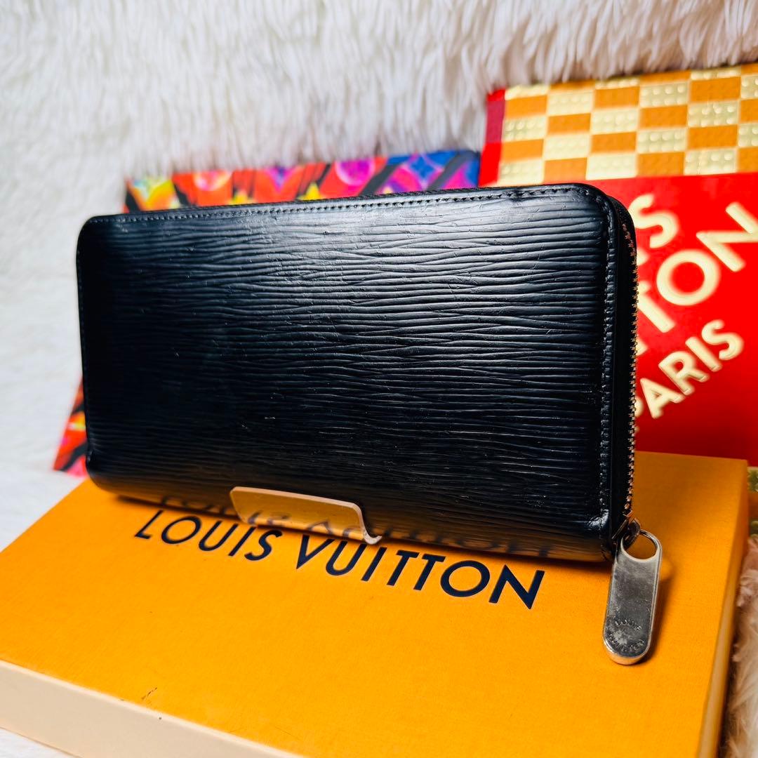 【セール中】 ルイヴィトン エピ ラウンドファスナー ジッピー 長財布 ノワール